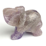 Five Stone Elephants, Various Colors Gemstone 1.5" Figurines #LP-87