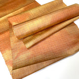 Butternut Pear Blur, Vintage Kimono Silk Tsumugi from Japan By the Yard,  #255