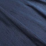 Vintage Midnight Dark Blue Handwoven Tsumugi Silk. Still Tied Whole Bolt, 22 yards 15" wide. #130