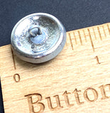 Re-Stocked, Pincushion Flower, Volcano /Turquoise Czech Glass 18 mm / 11/16" # CZ-038