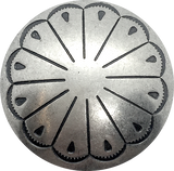 SALE Zinnia Large SCREW BACK Concho 1.25"   #SW-58