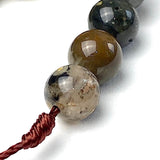 Re-Stocked, Ocean Jasper /Ocean Agate Round  Beads, 8mm / 5/16"  49 Beads,  #LP-33