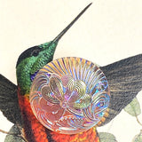 Transparent Pincushion Flower AB Finish, Czech Glass 18 mm / 11/16" #CZ-026