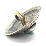5/8" Dogwood Flower Southwest Concho Style Button with 'Turquoise'  #SW-98