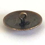 Re-Stocked, Four Directions Concho Button Matte Brass, Shank Back, 3/4" # SW-87