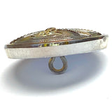 Purples/Blues/Magentas Dragonfly Czech Iridescent Glass Button, 22mm  7/8" #CZ 155