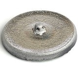 Re-Stocked Highly Iridescent Large Green to Orange Czech Glass Button Hurricane 1-3/16"  #CZ-027