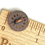 Copper Stars, Kites + Gears Cut-Out Button, Smaller Size 5/8" / 18mm  #SWC-132