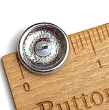 Sunset Dragonfly - Oranges / Purples Czech Iridescent Glass Button, 18mm  11/16" #CZ-083