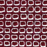 Burgundy All-Shibori Vintage Kimono Silk from Japan, 14" x 41" Piece, #ZP-34