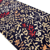 Blurry Swirlies Vintage Meisen Kimono Silk Pieces from Japan, 14" x 61"  #ZP-36