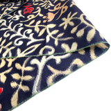 Blurry Swirlies Vintage Meisen Kimono Silk Pieces from Japan, 14" x 61"  #ZP-36