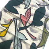 Vintage Tropical Wowza, Meisen Kimono Silk Piece, 13" x 84" from Japan # ZP-38