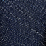 SALE  Cotton Crepe from Japan, Indigo Kasuri Stripe Lightweight + Drapey 42" Wide, By the Half Yard # NS-44