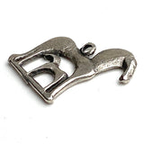 Re-Stocked, Horse With Foal Pewter Charm/Pendant, 7/8"  #L-117