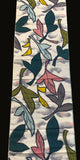 Vintage Tropical Wowza, Meisen Kimono Silk Piece, 13" x 84" from Japan # ZP-38