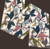 Vintage Tropical Wowza, Meisen Kimono Silk Piece, 13" x 84" from Japan # ZP-38