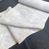 Pastel Blue-Gray Chrysanthemums 'Faded' Print, Antique? Kimono Silk or Blend By the Yard #304
