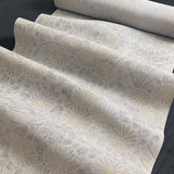 Pastel Blue-Gray Chrysanthemums 'Faded' Print, Antique? Kimono Silk or Blend By the Yard #304