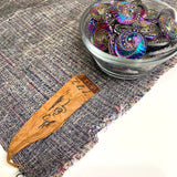 Everything Everywhere Stunning Slubby Tweedy Vintage Kimono Silk from Japan By the Yard #306