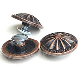 Desert Star Copper/Black Concho 7/8" Screwback  #SWM-31