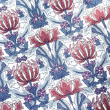 Art Deco Tulips, Liberty of London Tana Lawn "Danuna" by the Half Yard