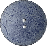 Blue Extra Large Coconut Button "Rustica"  2-1/4" Scooped Denim Navy, Less Bright