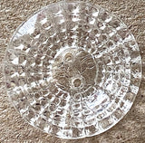 120 Points of Light Sparkly Vintage Glass 2-Hole Button 3/4" Pack of 4  #OT-131