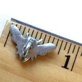 Bee in Flight, Pewter Button 3/4" from Danforth Pewter, Shank Back.