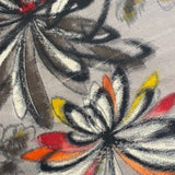 Bursting Vintage Meisen Kimono Silk Piece, 14" x 50" from Japan  #ZP-47