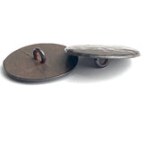 Black Rust 1" / 25mm Shank Back Metal Button # SK-1105