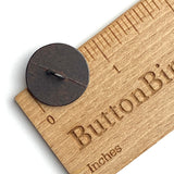 Black Rust 13/16" / 20mm Shank Back Metal Button # SK1106