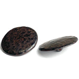 Black Rust 13/16" / 20mm Shank Back Metal Button # SK1106