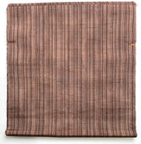 Yarn-Dyed Cocoa Brown Stripe, Still-Tied Bolt, Vintage Kimono Silk from Japan, Whole 13 Yd. Bolt  #316