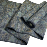 Island Paradise Blue-Gray Ikat Vintage Kimono Oshima Tsumugi Silk from Japan By the Yard #320