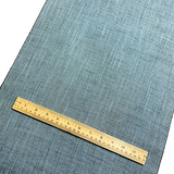 Muted Teal /Black Textured Vintage Kimono Silk From Japan By the Yard #843