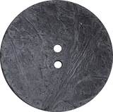 Sale, Charcoal Gray Extra Large Scooped Coconut Button, "Rustica"  2-1/4" #SK-484