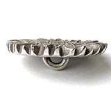 Sunflower Button, Pewter, 7/8" Shank Back, from Danforth Pewter #DN268