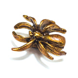 Running Low: Spider 5/8" Bronze Metal Artisan Sew-Down Style Button by Susan Clarke