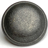 Minimalist Matte Charcoal Silver 18mm Metal Button, 3/4" Shank Back #SK-1119