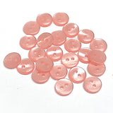 Pack of 24 Faux MOP Shell 2-Hole Buttons, Peach 3/8" / 10mm  #SK-1899