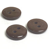 Pack of 24 Faux MOP Shell 2-Hole Buttons, Espresso 3/8" / 10mm  #SK-1909