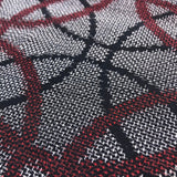 Infinite Circles Tsumugi Handweave from Japan. Kimono Ikat Silk 14" x 56" Piece  #123