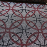 Infinite Circles Tsumugi Handweave from Japan. Kimono Ikat Silk 14" x 56" Piece  #123