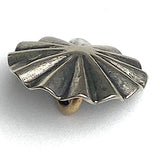 Repousse 5/8" Nickel Silver Button 15mm, Shank Back #SW-433