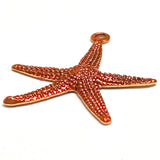 Starfish Charm, Handpainted Metal 3/4" by Susan Clarke #SC923