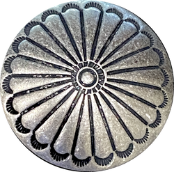 Running Low, Southwest Sunflower 1.5" Shank Back Matte Finish Button 1-1/2"  #SW-94