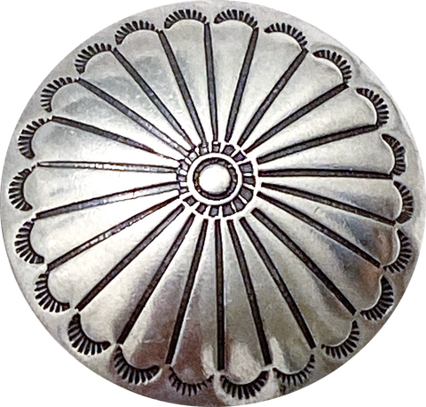 Southwest Sunflower 1.5" Shank Back Shiny Finish Button 1-1/2"  #SW-439