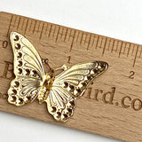 Running Low: Butterfly Button, Pearly Pastels, 1.5", Handpainted by Susan Clarke, #SC-569-P