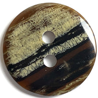 Sale, LARGE 1-3/4" Faux Horn "Stratus", 2-Hole 45mm Round Button, #SK-339